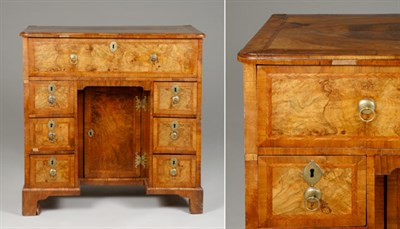 Lot 1365 - George II Walnut Kneehole Desk Mid 18th...