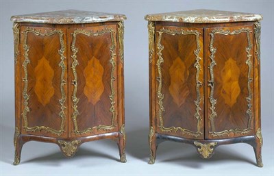 Lot 267 - Pair of Louis XV Gilt-Bronze Mounted Kingwood...