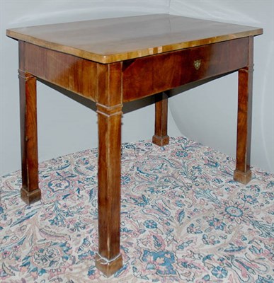 Lot 3480 - Directoire Mahogany Single-Drawer Side Table...