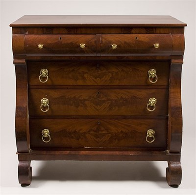 Lot 2040A - American Restauration Mahogany Chest of...