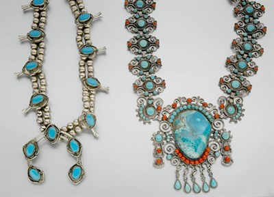 Lot 858 - Two American Indian Necklaces