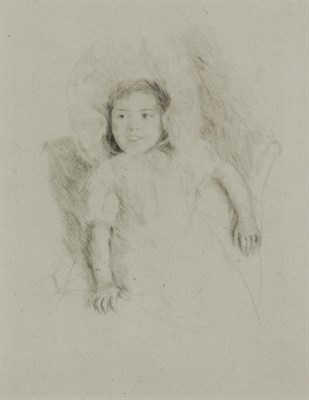 Lot 4175 - Mary Cassatt MARGOT WEARING A BONNET (NO. 3)...
