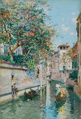 Lot 1019 - Federico del Campo Peruvian, 1837-1927 A Canal...