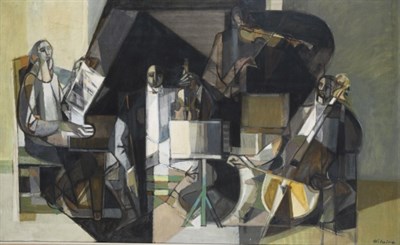 Lot 1157 - Camille Hilaire French, 1916-2004 Quartet...