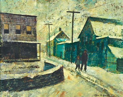 Lot 1285 - John R. Grabach American, 1886-1981 A Winter...