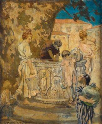 Lot 1251 - Jean MacLane American, 1878-1964 Venetian Well,...