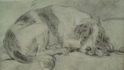 Lot 8 - Circle of Jean-Baptiste Huet Sleeping Dog...
