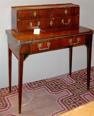 Lot 3544 - Georgian Style Brass Bound Mahogany Campaign...
