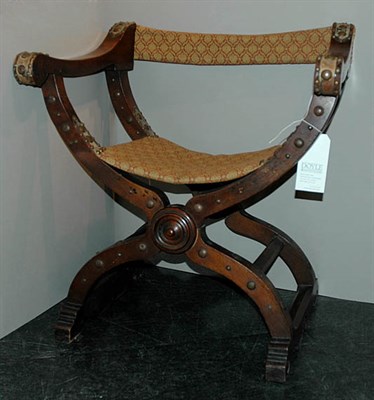 Lot 135A - Walnut Savonarolla Chair