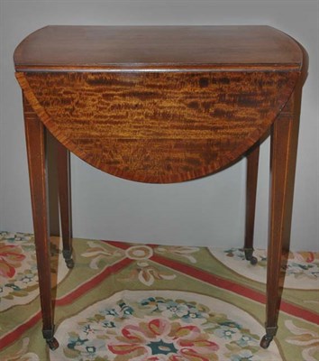 Lot 547 - Georgian Style Mahogany Pembroke Table Height...