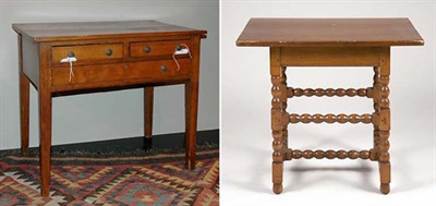 Lot 2186 - Pine Dressing Table 19th Century With two...