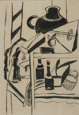 Lot 100 - Fernand Leger French, 1881-1955 Les Bouteilles,...