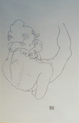 Lot 42 - Egon Schiele Austrian, 1890-1918 Reclining...