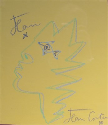 Lot 4024 - Jean Cocteau French, 1889-1963 Head Studies...