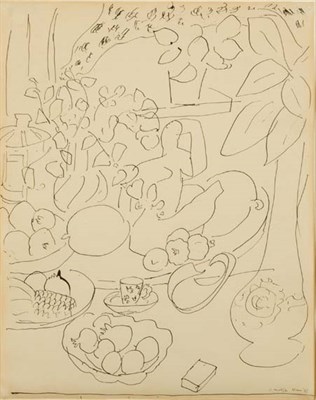 Lot 46 - Henri Matisse French, 1869-1954 Still Life,...