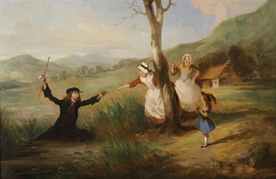 Lot 1068 - Manner of George Cruickshank Dominie Sampson...