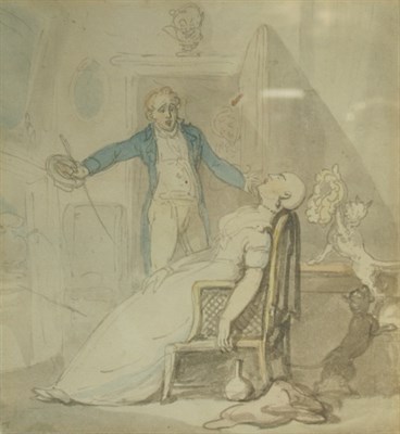 Lot 1016 - Circle of Thomas Rowlandson The Cat at Play...