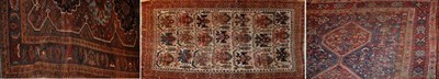 Lot 611 - Three Shiraz Rugs Southwest Persia Two Q'ashqa'...