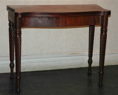 Lot 3543 - Federal Style Mahogany Fold-Over Game Table...