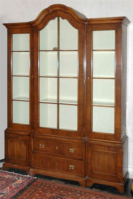 Lot 181 - Georgian Style Mahogany Breakfront Height 7...