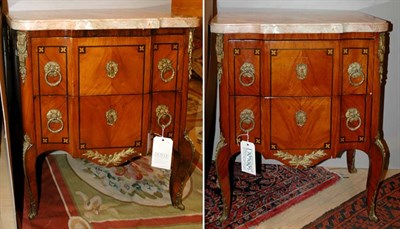 Lot 536 - Pair of Transitional Louis XV/XVI Style Marble...