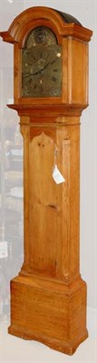 Lot 290 - Provincial Georgian Style Pine Clock Case and...
