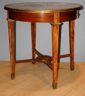 Lot 524 - Louis XVI Style Brass Bound Mahogany...