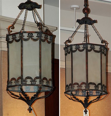 Lot 502 - Pair of Neoclassical Style Pressed Metal and...