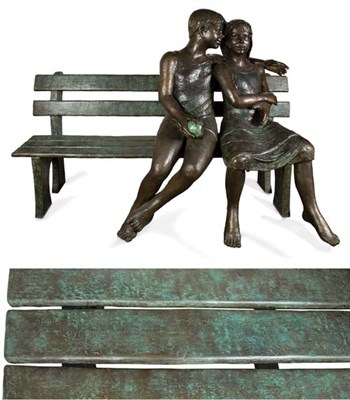 Lot 2240 - Lea Vivot Canadian, b. 1952 Children on a...