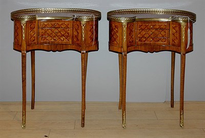 Lot 3298 - Pair of Louis XVI Style Gilt-Metal Mounted...