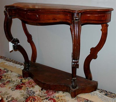 Lot 169 - Louis XV Style Walnut Single-Drawer Console...