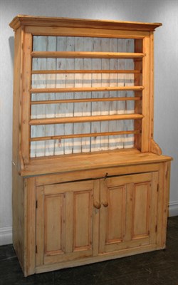 Lot 161 - Provincial Pine Hutch Height 7 feet, width 62...
