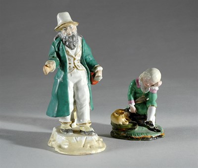 Lot 467 - Hochst Porcelain Figure of a Young Boy Late...