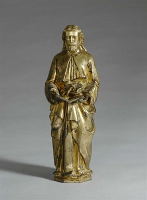 Lot 254 - Continental Gilt-Bronze Figure of Christ 19th...
