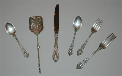 Lot 3212 - Lunt Sterling Silver Flatware Service In the...