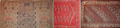 Lot 629 - Three Assorted Rugs Two Kurdish rugs along...