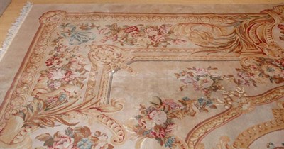 Lot 608 - Savonnerie Style Carpet India, contemporary...