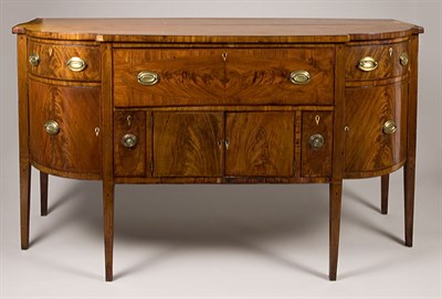 Lot 2061 - Federal Inlaid Mahogany Sideboard New England,...