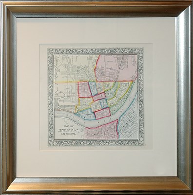 Lot 115 - S. Augustus Mitchell PLAN OF CINCINNATI...