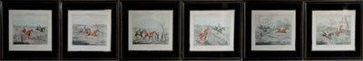 Lot 97 - Henry Alken A STEEPLE CHASE Set of six...