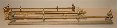 Lot 157 - Three Brass Fire Fenders Height of largest 9...