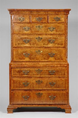 Lot 315 - George II Walnut Chest on Chest 18th Century...