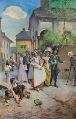 Lot 1076 - Maurice Leloir French, 1853-1940 The Arrival...