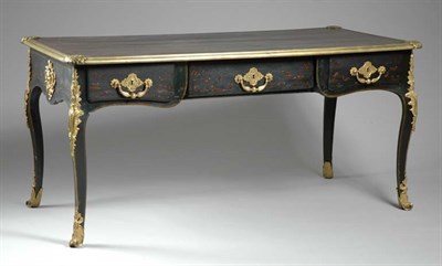 Lot 293 - Louis XV Gilt-Bronze Mounted Black Lacquer...
