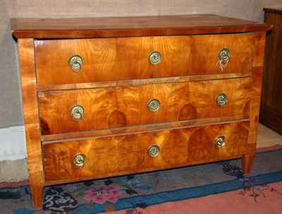Lot 224 - Continental Fruitwood Chest of Drawers Height...
