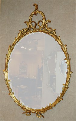 Lot 243 - Neoclassical Style Gilt-Wood Mirror Height 42...