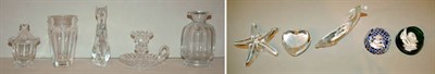 Lot 251 - Miscellaneous Group of Glass Table Decorations...