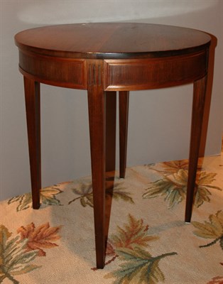 Lot 261 - Regency Style Mahogany Circular Side Table...