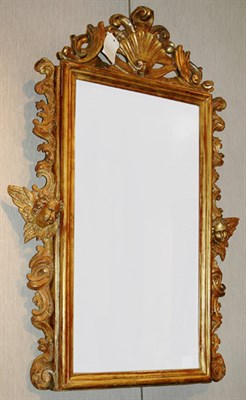 Lot 4134 - Italian Rococo Style Gilt-Wood Mirror Height...