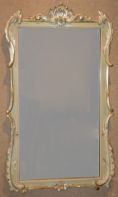 Lot 300 - Rococo Style Painted Mirror Height 34 inches,...